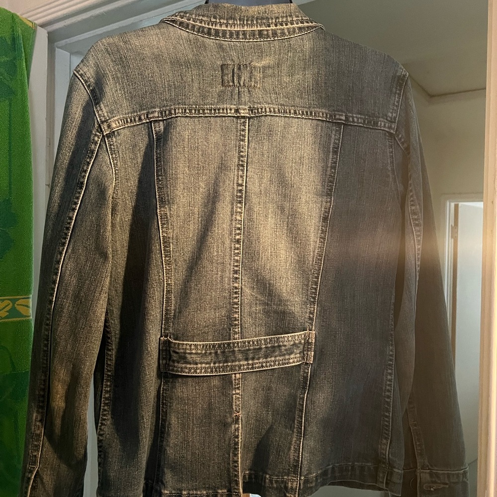 Calvin Klein denim jacket -Large blazer fit gently worn has stretch flex fit